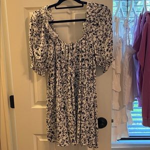 The Impeccable Pig Dress Grey Floral